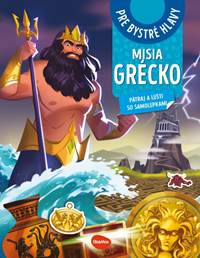 Kniha Misia Grécko – pátraj a lúšti so samolepkami