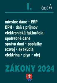 Kniha Zákony I A 2024 daňové zákony