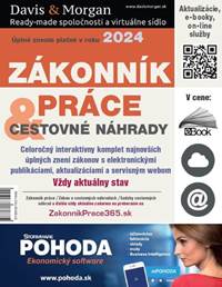 Kniha Zákonník práce a Cestovné náhrady 2024