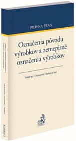 Kniha Označenia pôvodu výrobkov a zemepisné označenia výrobkov