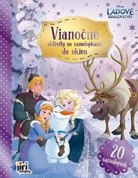 Vianočné aktivity so samolepkami do okien Ľadové kráľovstvo