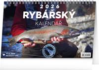Rybářský kalendář 2026 - stolní kalendář