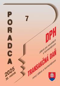 Kniha Poradca 7/2025 - Zákon o dani z pridanej hodnoty (DPH)