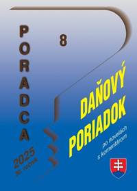 Kniha Poradca 8/2025 Zákon o správe daní