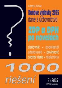 Kniha 1000 Riešení 2/2025 - Uplatňovanie daňových výdavkov v roku 2025