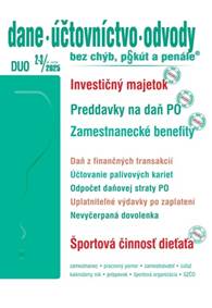Kniha DUO 2-3/2025  – Dane, účtovníctvo, odvody bez chýb, pokút a penále