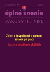 Kniha Aktualizácia III/1 2025 – BOZP a sociálne služby