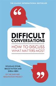 Kniha Difficult Conversations