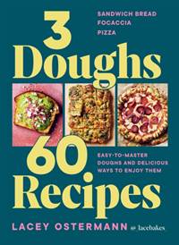 Kniha 3 Doughs, 60 Recipes