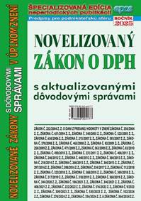Kniha Novelizovaný zákon o DPH s aktualizovanými dôvodovými správami v úplnom znení (NZ 3/2025)