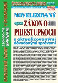 Kniha ovelizovaný zákon o priestupkoch s aktualizovanými dôvodovými správami v úplnom znení, NZ 13/2025