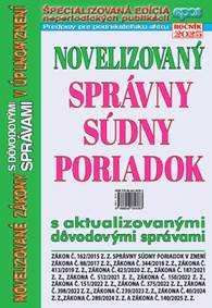 Kniha Novelizovaný Správny súdny poriadok s aktualizovanými dôvodovými správami v úplnom znení, NZ 14/2025
