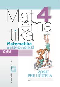 Kniha Matematika 4 - 2. diel - Zošit pre učiteľa