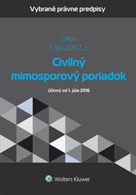 Kniha Civilný mimosporový poriadok
