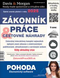 Kniha Zákonník práce a Cestovné náhrady 2025