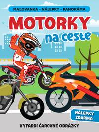 Motorky na ceste panoráma