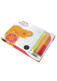 Kniha Vive Le Color Vitality Coloring Book & Pencils