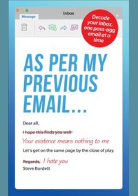 Kniha As Per My Previous Email ...