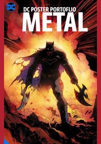 Kniha DC Poster Portfolio Dark Nights Metal
