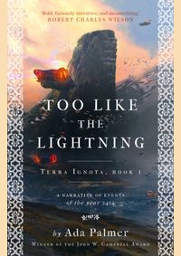 Kniha Too Like the Lightning