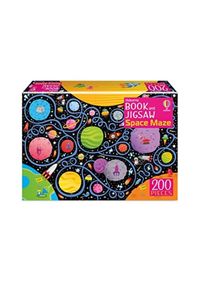 Kniha Book and Jigsaw Space Maze