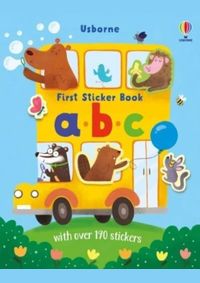 Kniha First Sticker Book abc